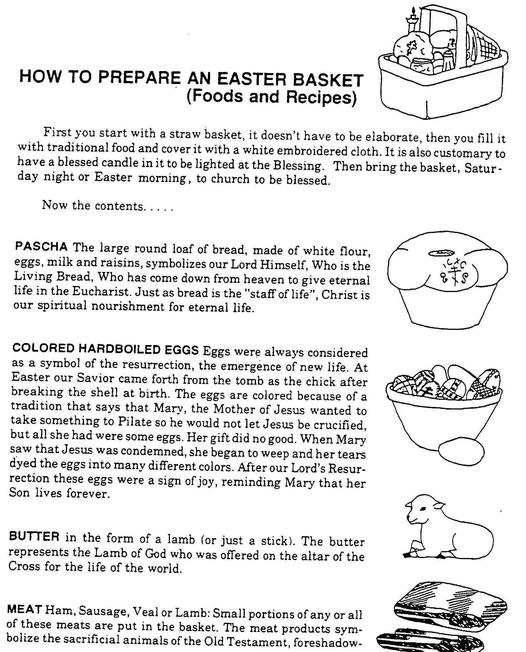 Easter Basket page 1